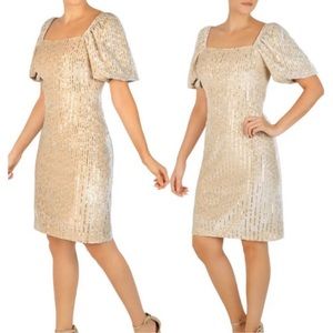 New Puff Sleeve Empire Waist Velvet Dress
JULIA JORDAN